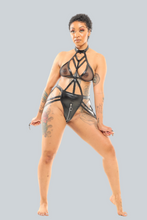 Load image into Gallery viewer, Cage Strap Garter Teddy
